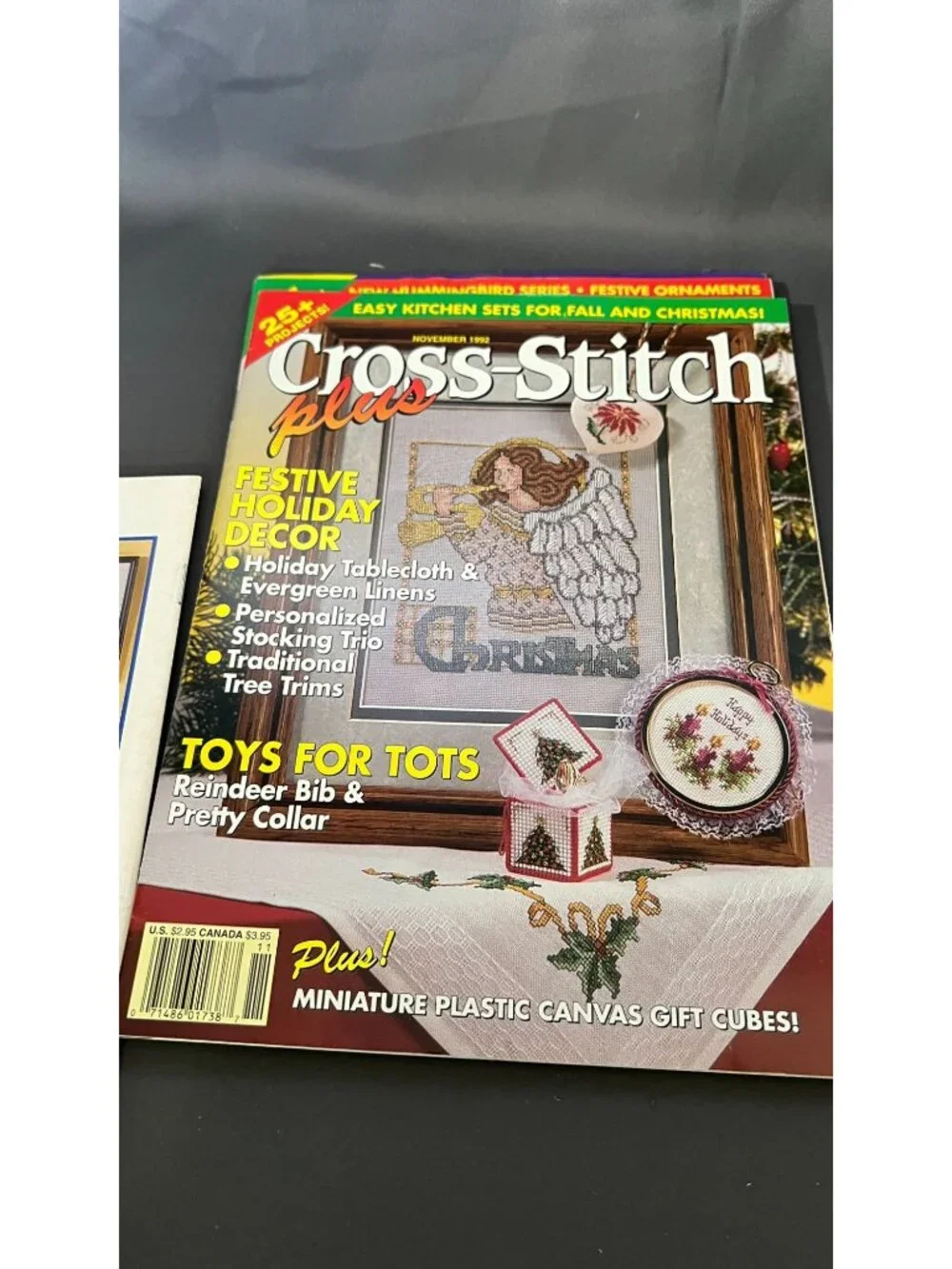 Vintage Cross-Stitch Plus Magazines Lot Of 5 Issues July 1992-1993